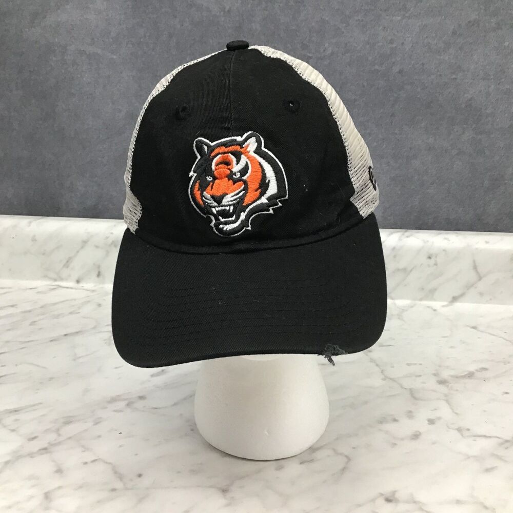 Cincinnati Bengals New Era 9TWENTY Trucker Hat Men's Adjustable Snapback NFL